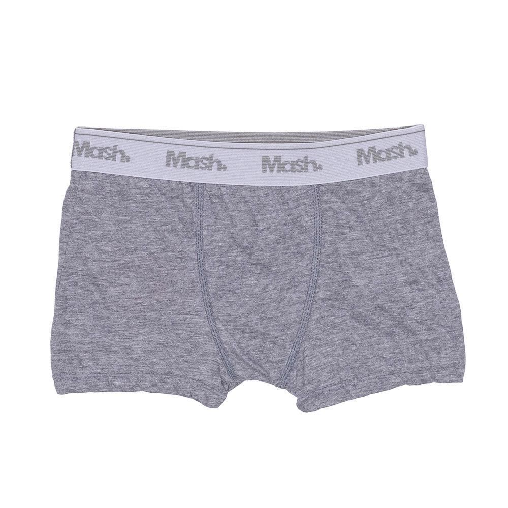 Cueca Boxer Infantil Algodão Lisa Mash