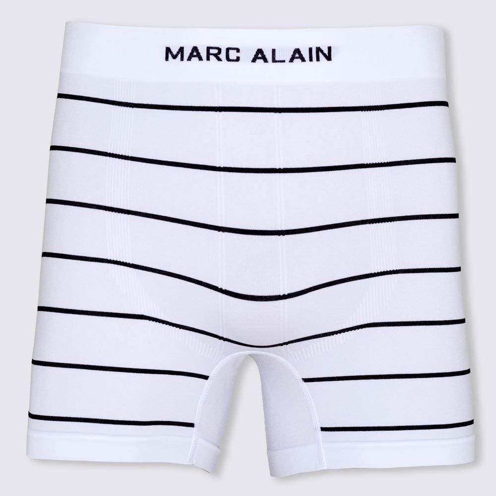 Cueca Boxer sem Costura Listrada Marc Alain