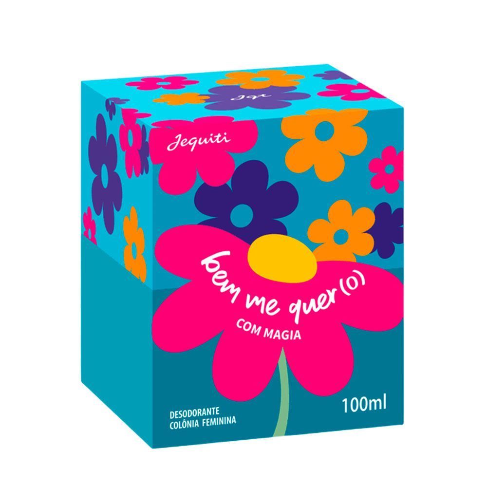 Deo Colônia Feminina Bem Me Quero Com Magia Jequiti - 100ml