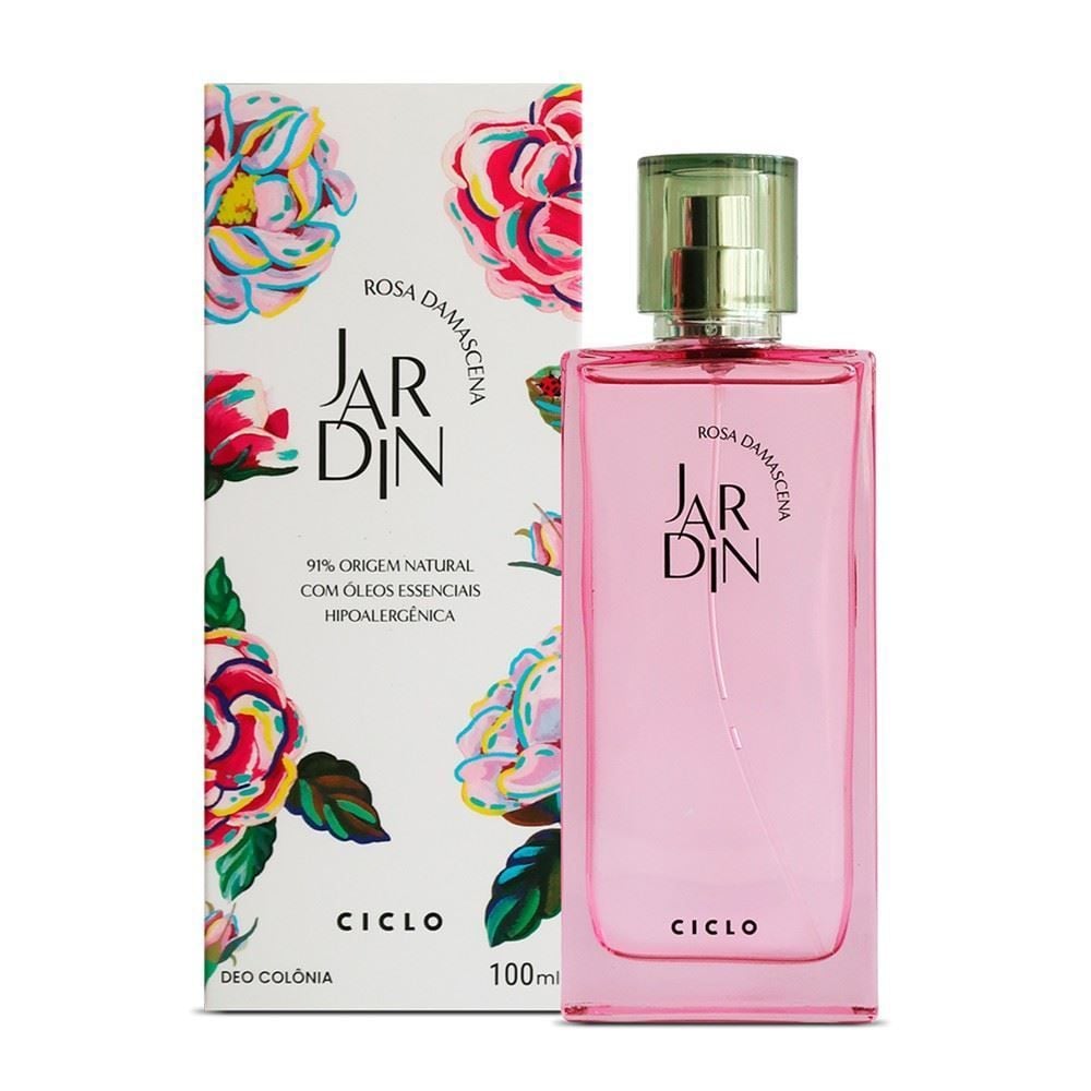 Deo Colônia Jardin Rosa Damascena Ciclo - 100ml