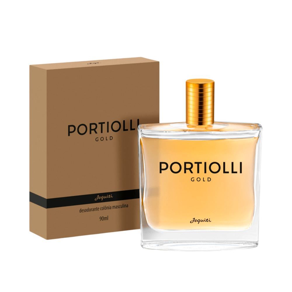 Deo Colônia Masculina Portiolli Gold Jequiti - 90ml