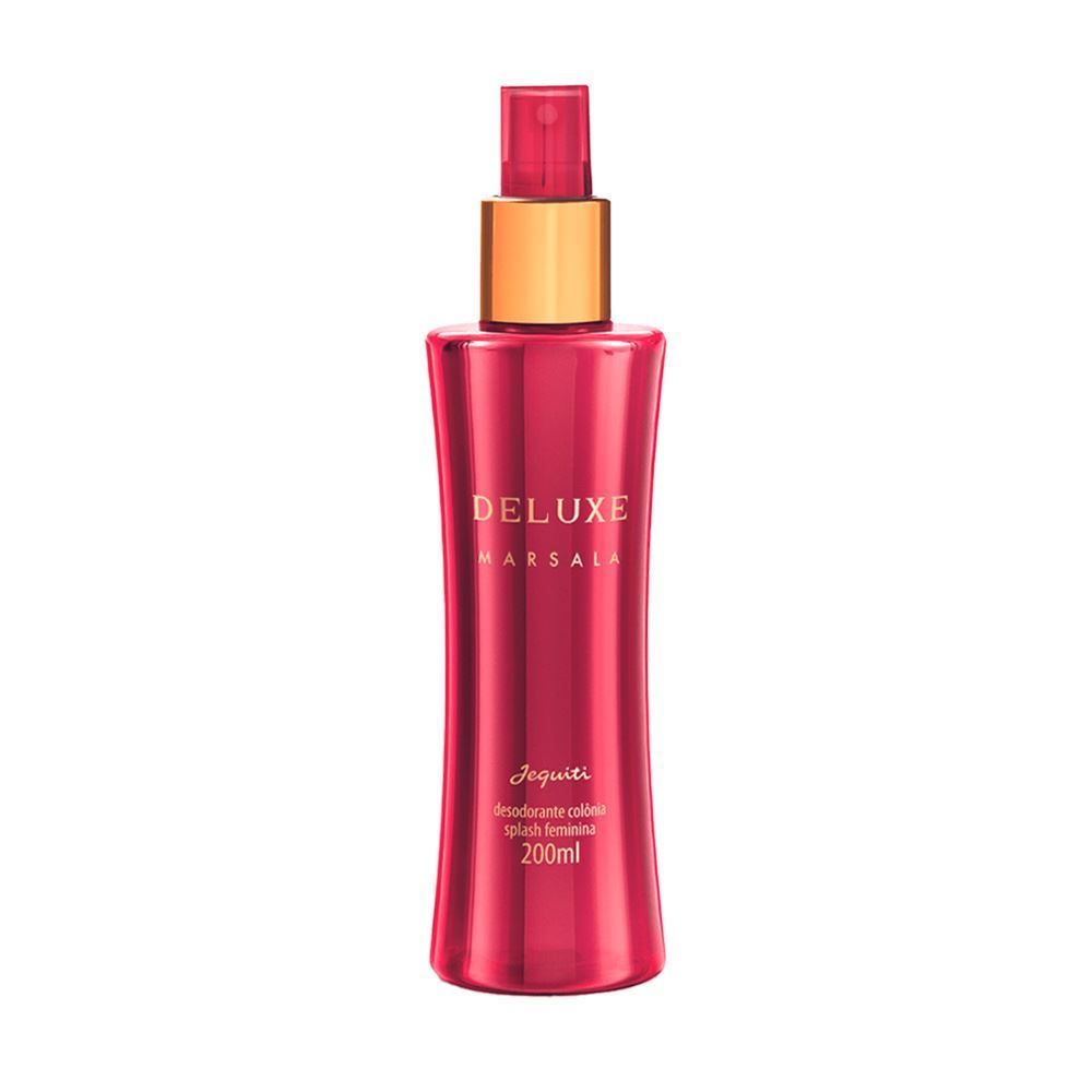 Deo Colônia Splash Deluxe Marsala Jequiti - 200ml