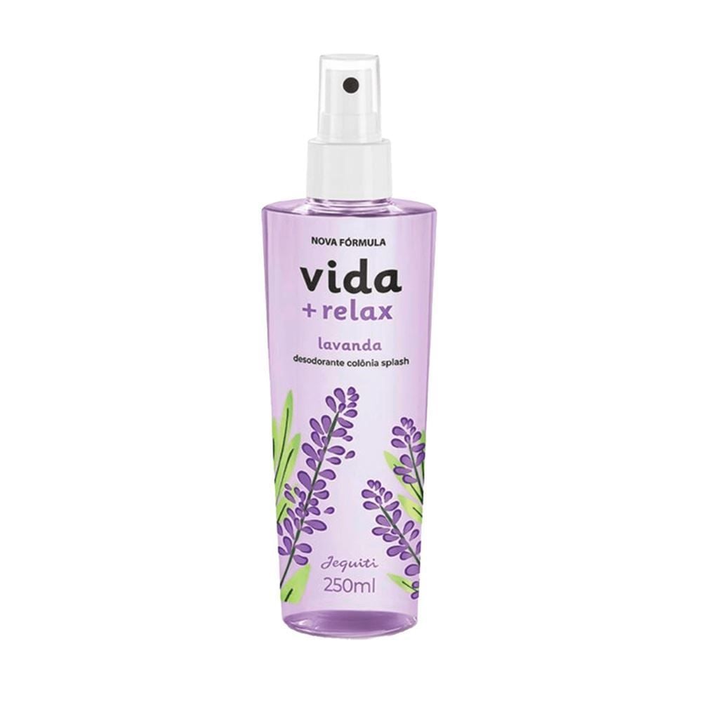 Deo Colônia Splash Vida Relax Lavanda Jequiti - 250ml