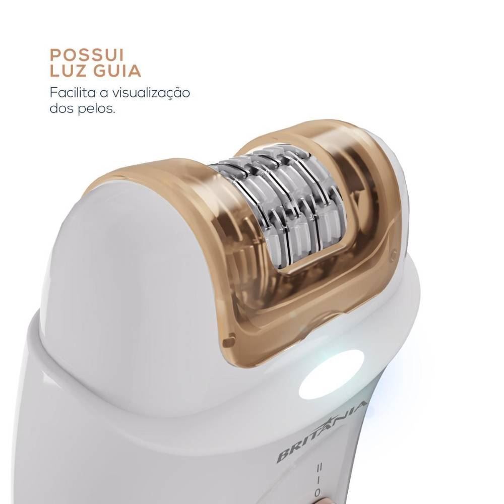 Depilador Britânia Bivolt 4 Acessórios Bdp04 - Bivolt