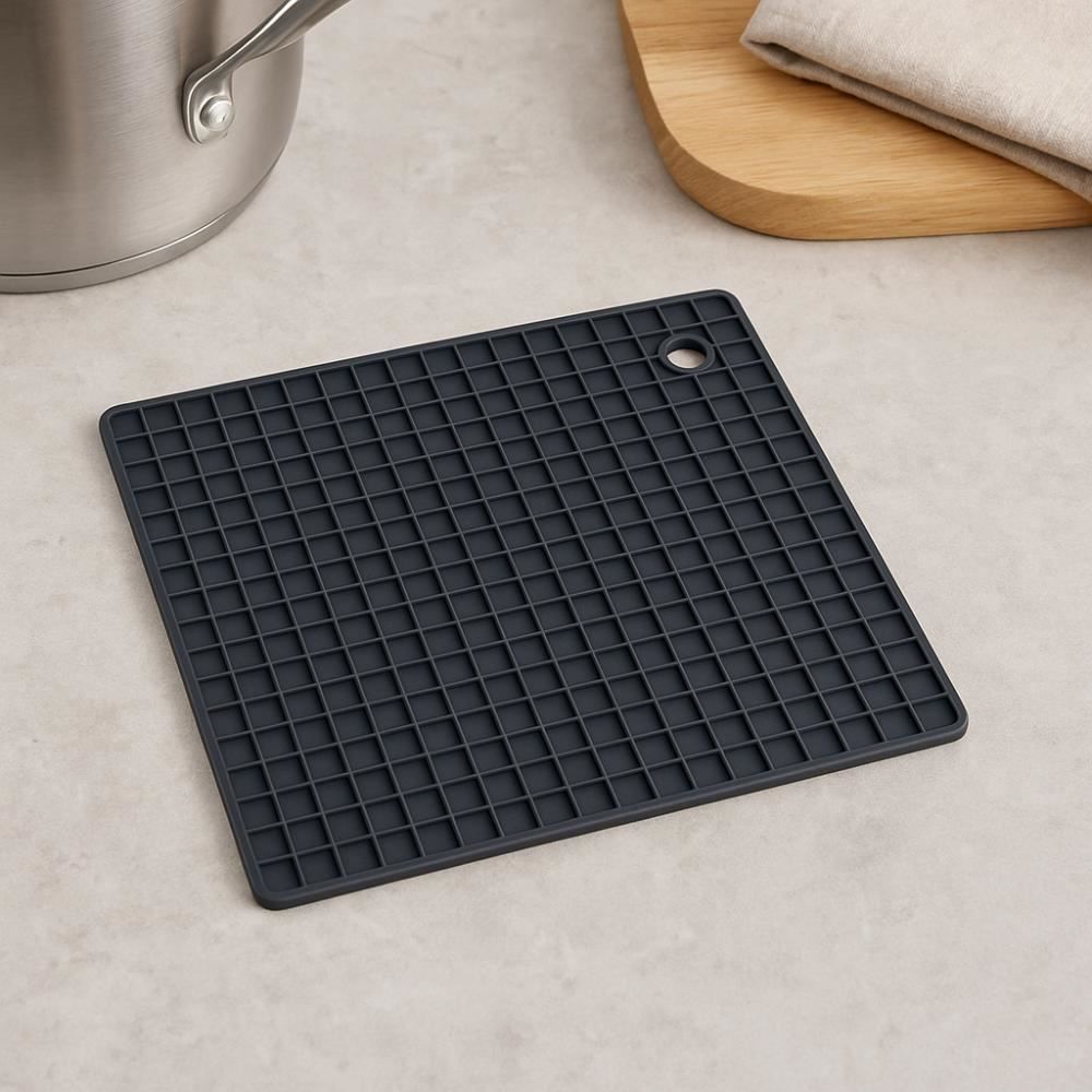 Descanso De Panela De Silicone Basic Havan Casa - Preto 