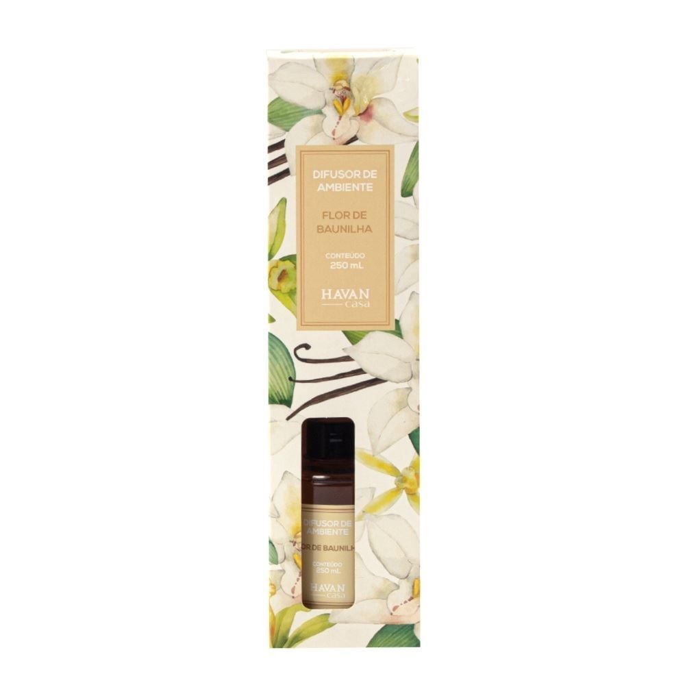 Difusor de Ambientes 250Ml Havan Casa - Flor De Baunilha