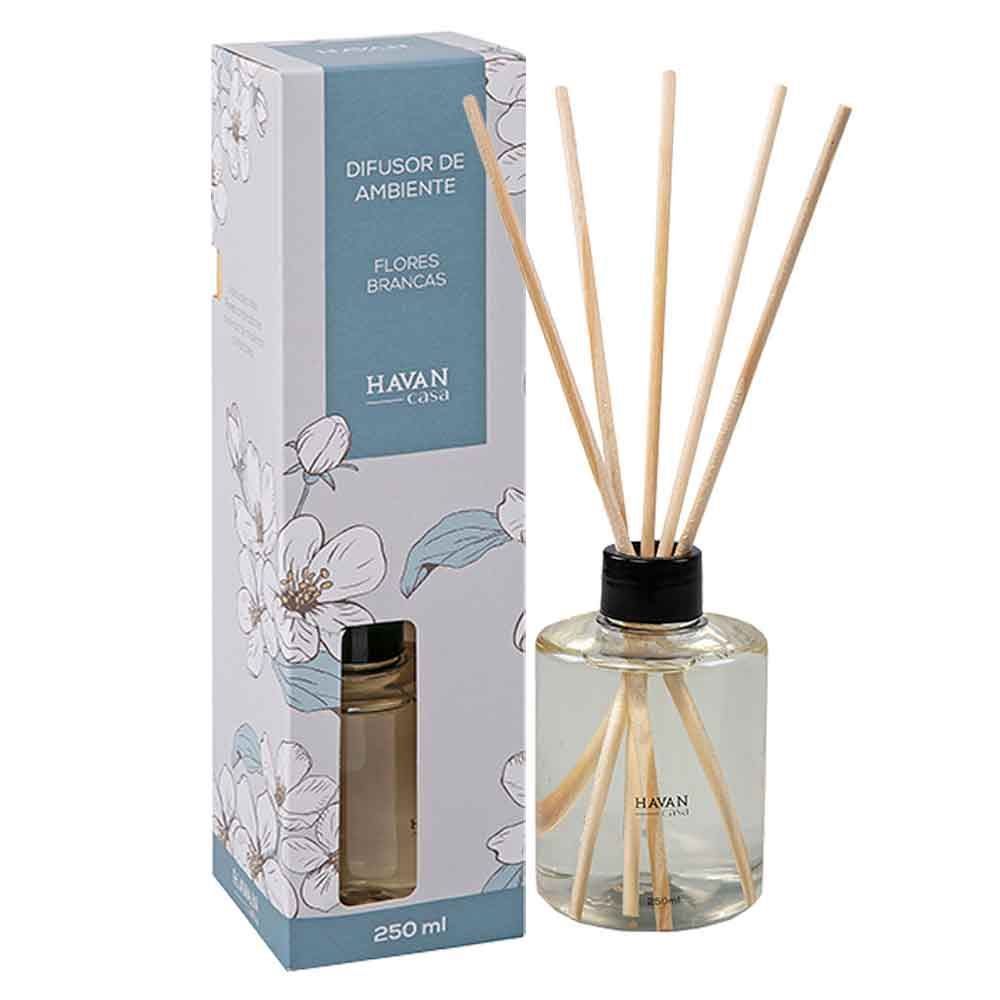 Difusor De Ambientes 250Ml Havan Casa - Flores Brancas