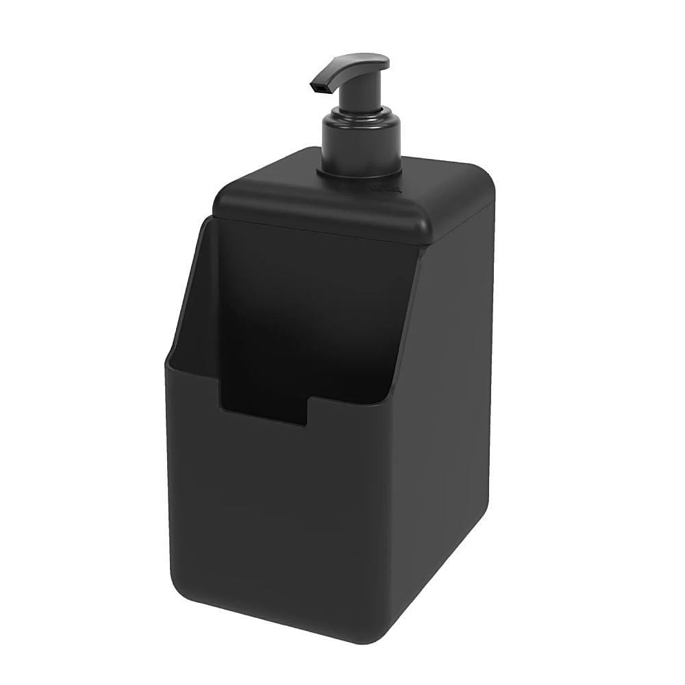 Dispenser de Detergente Coza Single 500Ml - Preto