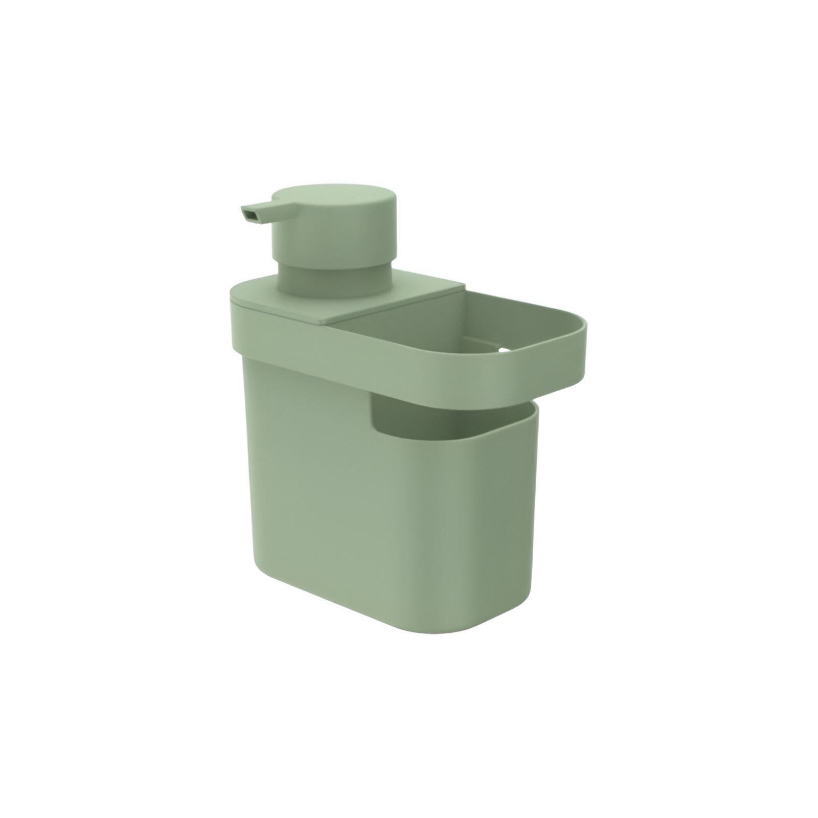 Dispenser Para Detergente Com Organizador De Pia Trium Ou 650Ml - Verde