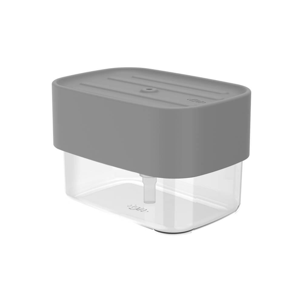 Dispenser Detergente Com Porta Esponja Trium 500Ml - Chumbo