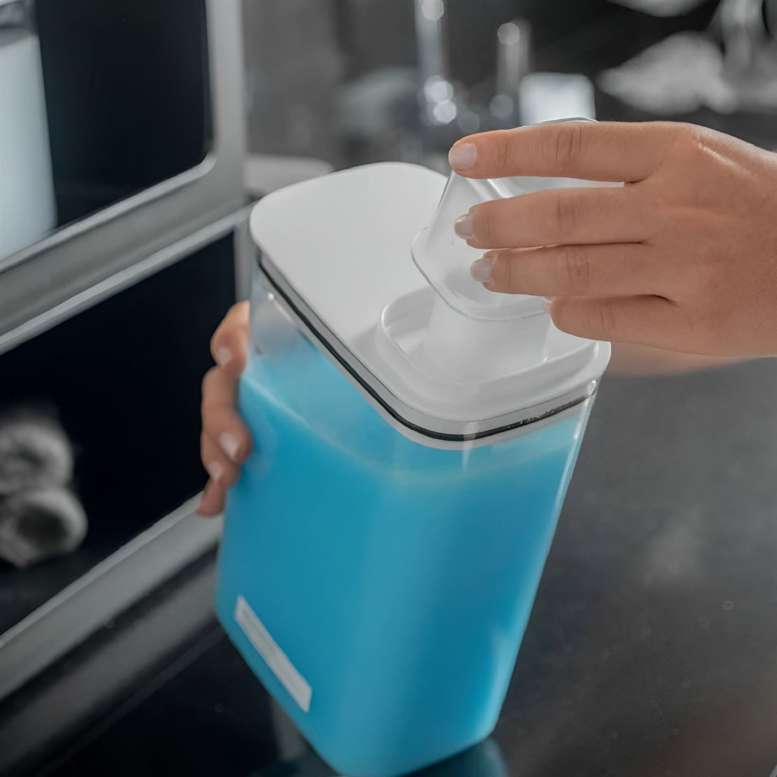 Dispenser Para Detergente Flow Ou 2,3 Litros - Branco