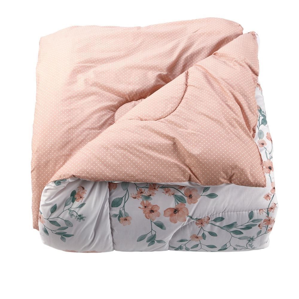Edredom Casal 100% Algodão Buona Fortuna - Aurora Rosa