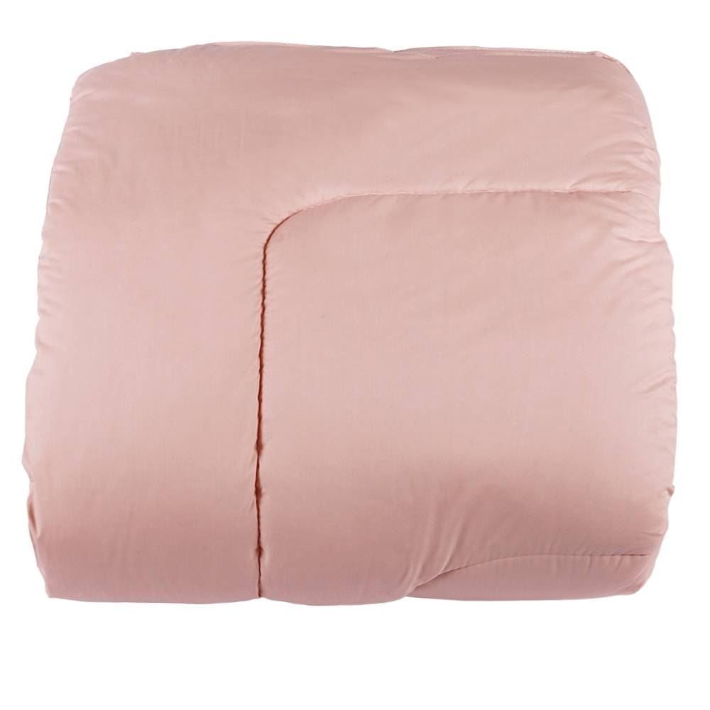 Edredom Casal 100% Algodão Buona Fortuna - Rosa Liso Novo
