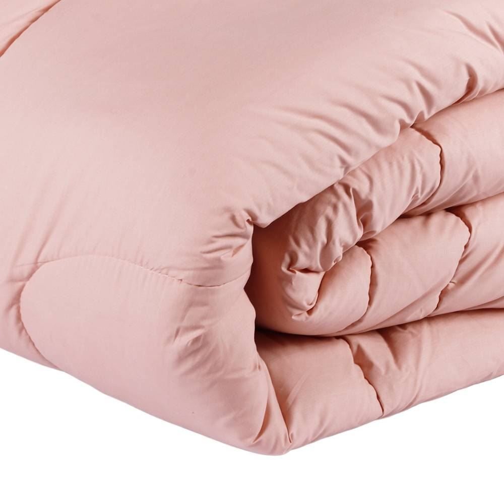 Edredom Casal 100% Algodão Buona Fortuna - Rosa Liso Novo