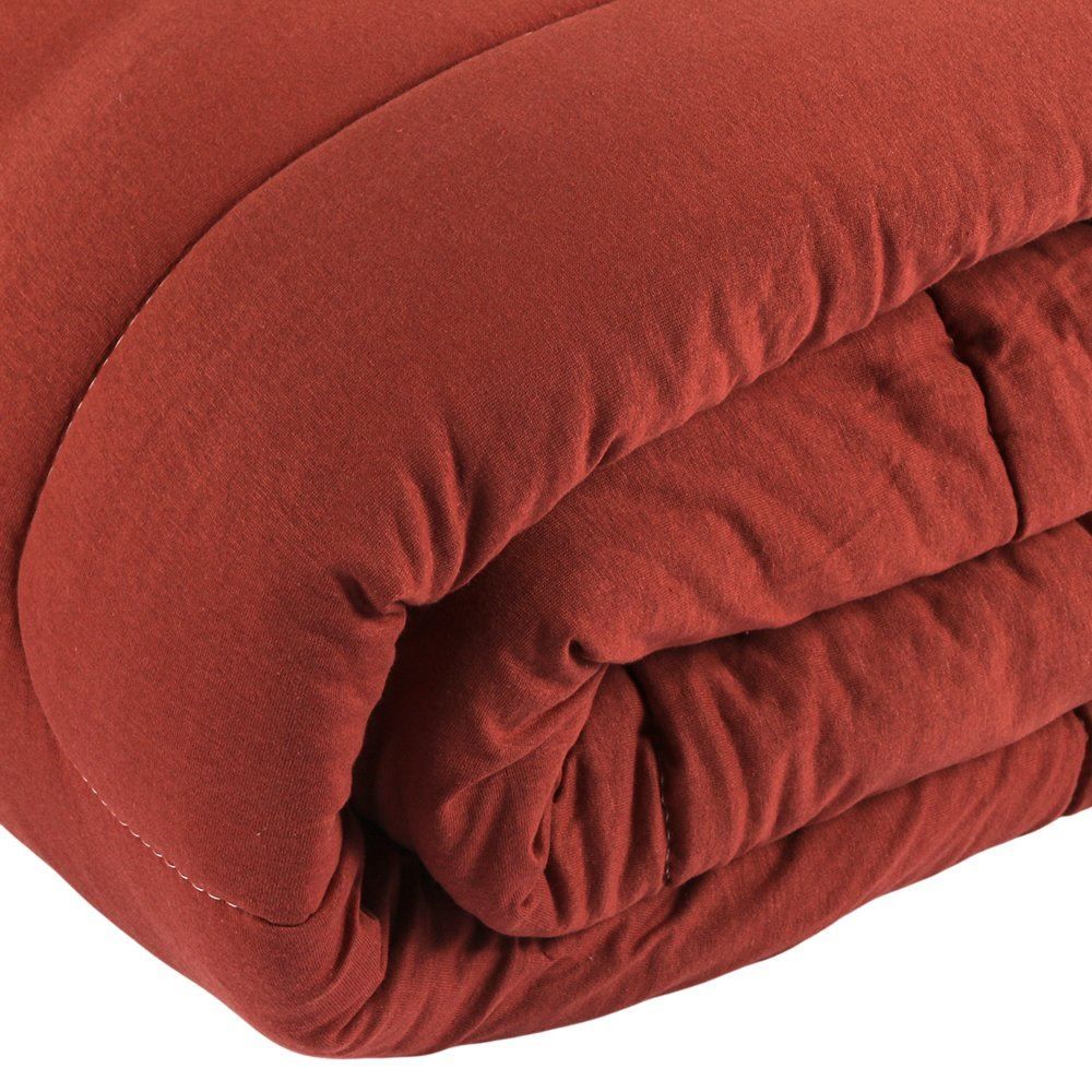 Edredom Casal 100% Algodão Malha Montreal Havan Casa - Ferrugem