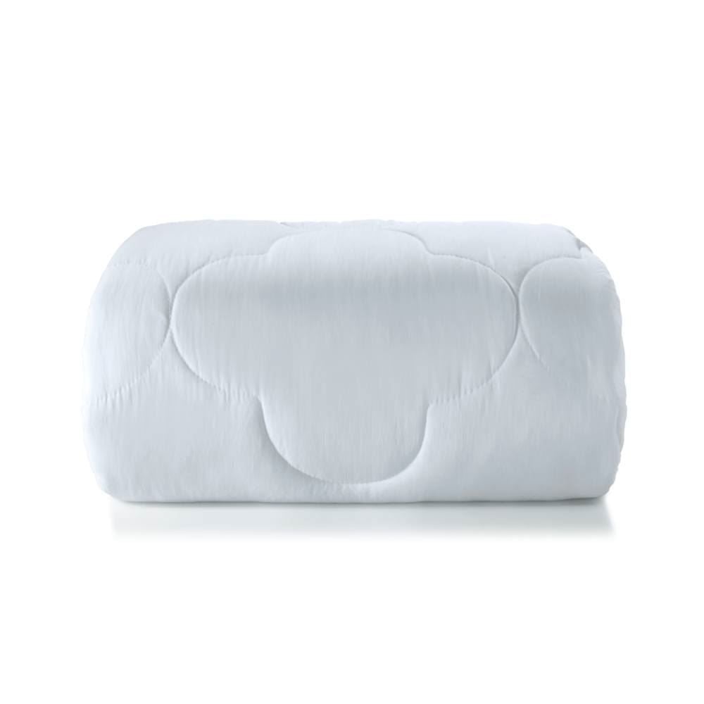 Edredom Casal 100% Poliéster Elegance Hedrons 1 Pç - Branco