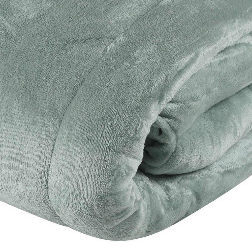 Edredom Casal 100% Poliéster Plush Provence Havan Casa - Verde