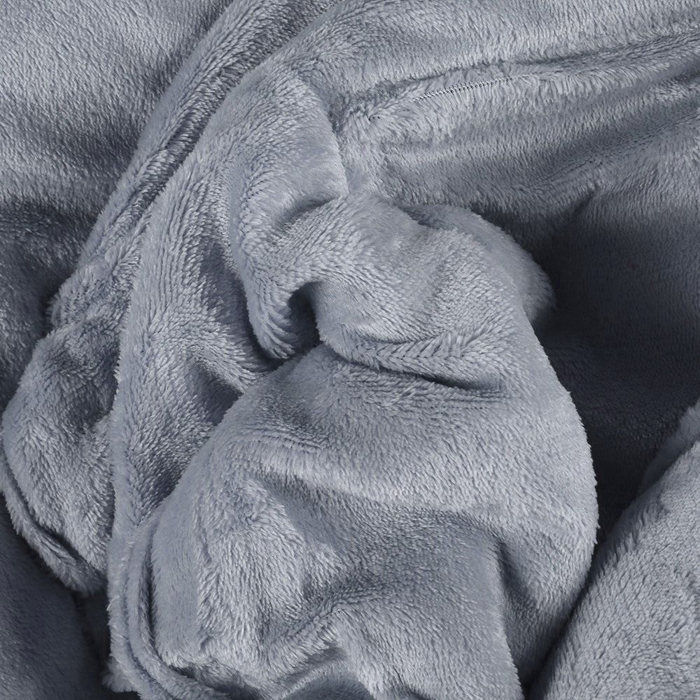 Edredom Casal 100% Poliéster Plush Provence Havan Casa - Cinza