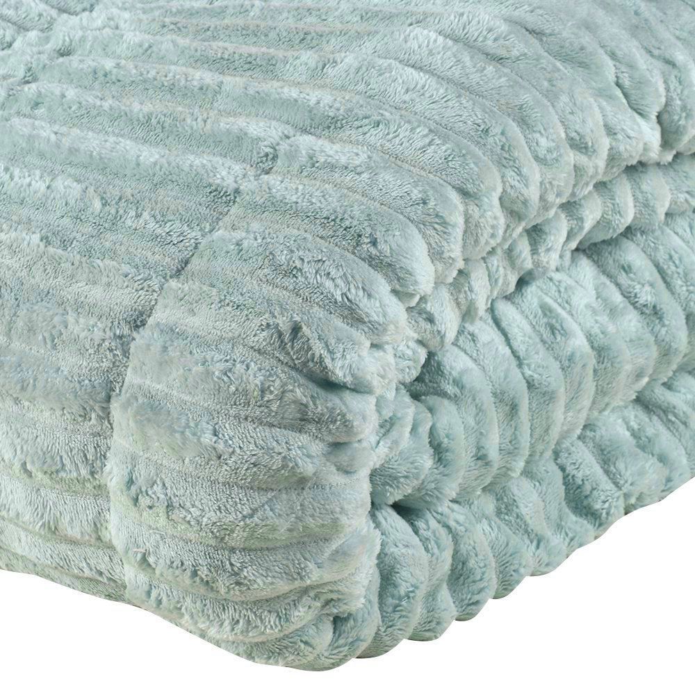 Edredom Casal 100% Poliéster Premier Canelado Havan Casa - Verde