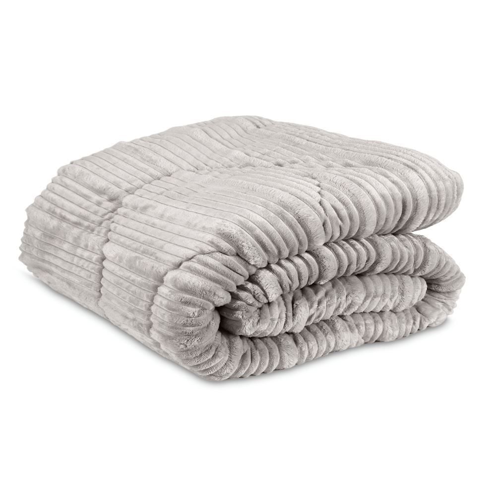 Edredom Casal Amalfi 2,10M X 2,35M Hedrons - Prata