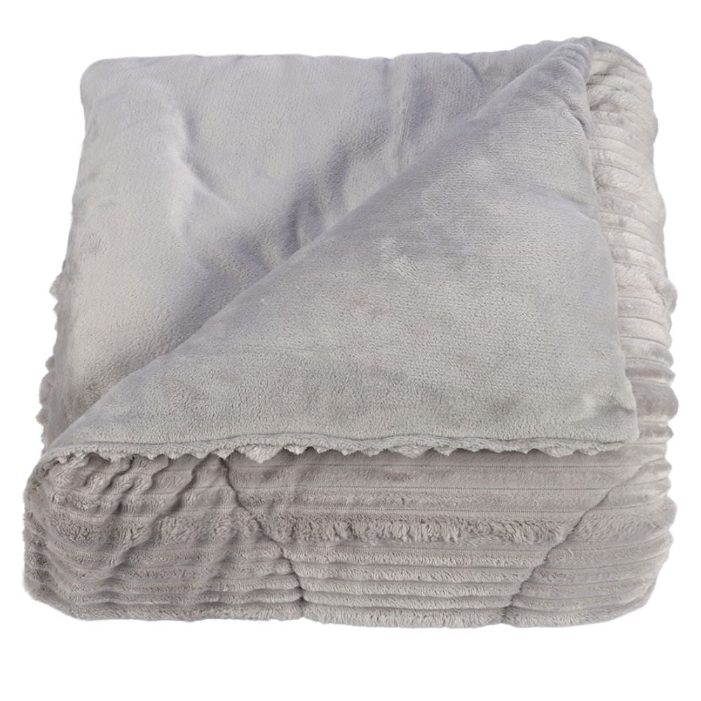 Edredom Casal Amalfi 2,10M X 2,35M Hedrons - Prata