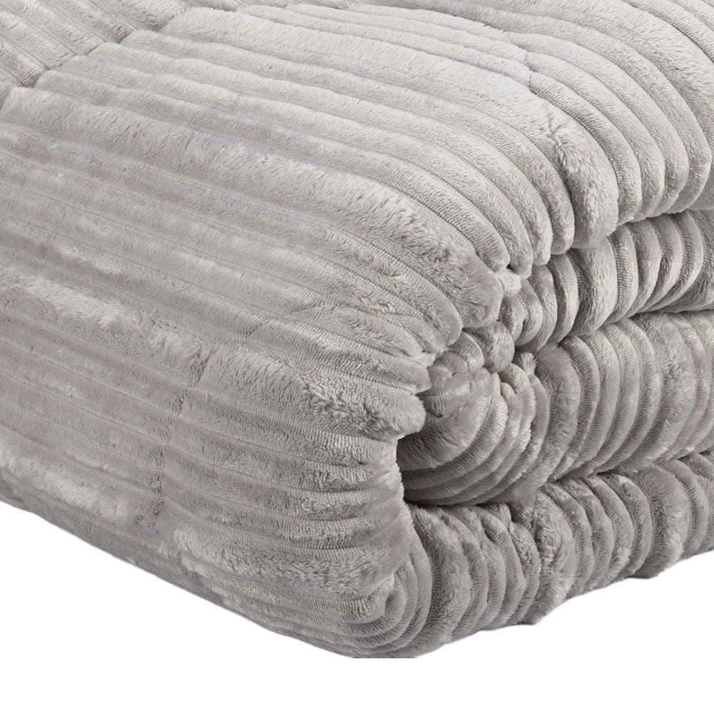Edredom Casal Amalfi 2,10M X 2,35M Hedrons - Prata