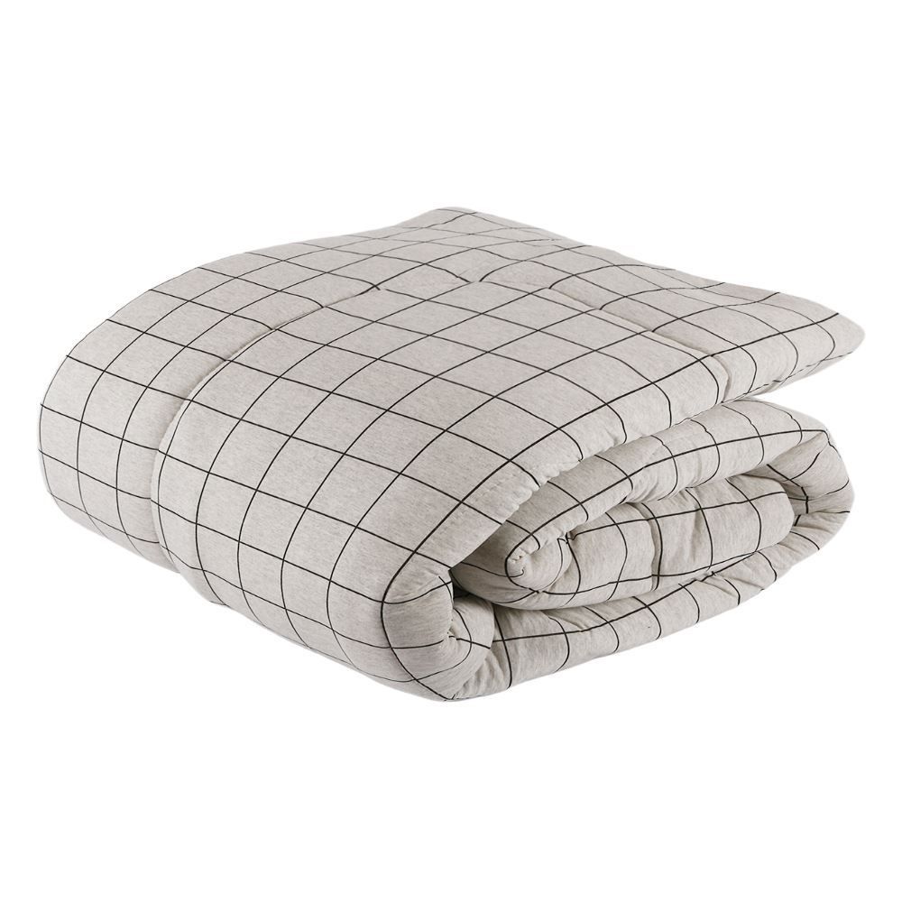 Edredom Casal de Malha Tóquio/Mescla Milano Havan Casa - Grid