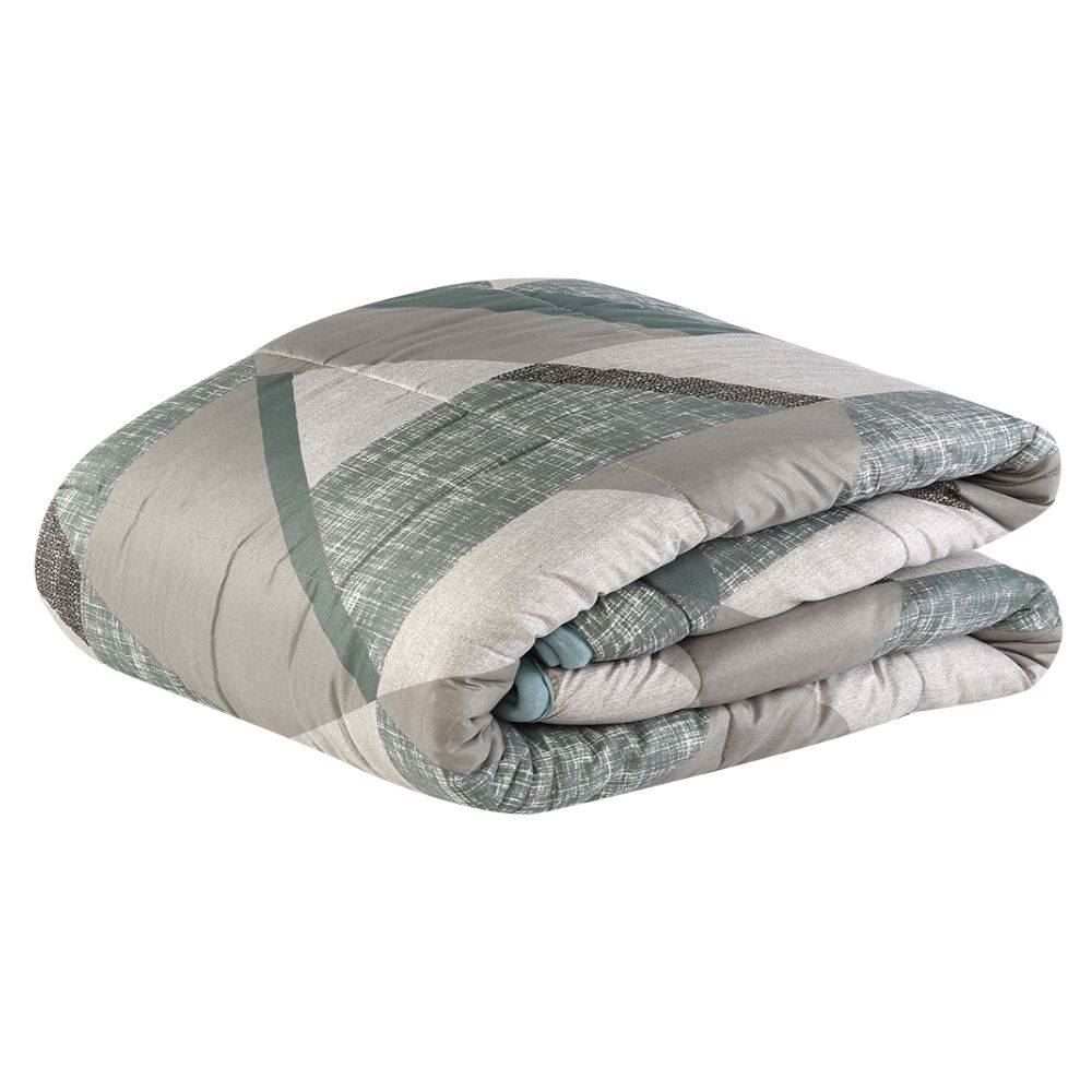 Edredom Casal Dupla Face 100% Poliéster Havan Casa - Gael Verde