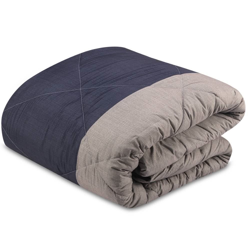 Edredom Casal Dupla Face Plush Versátile Havan Casa - Geométrico Marrom