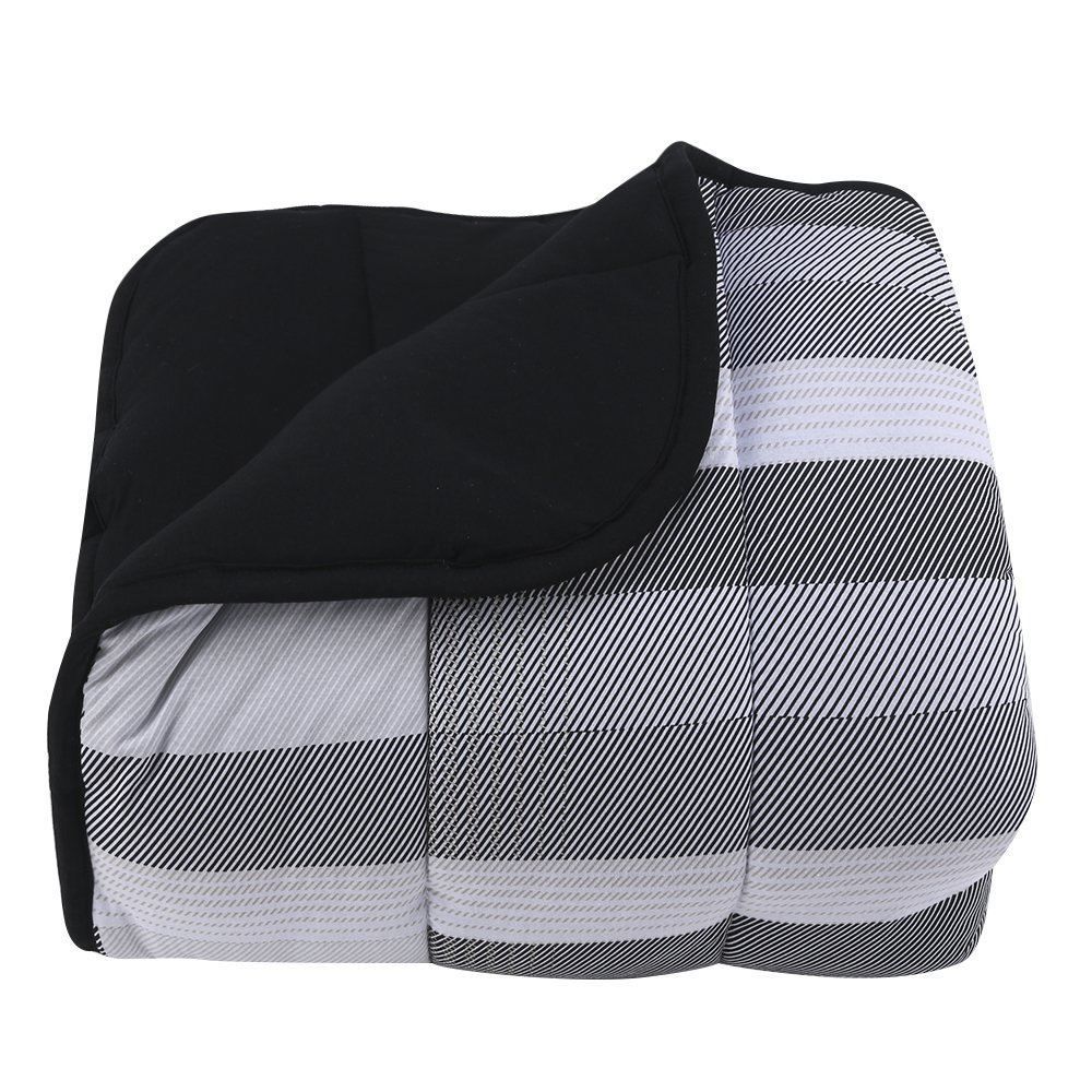 Edredom Casal 100% Algodão Malha Havan Casa - Kent Preto