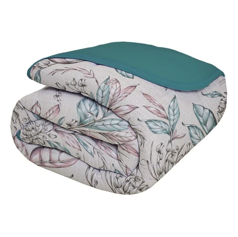 Edredom Casal 100% Algodão Malha Havan Casa - JOLY VERDE INGLES