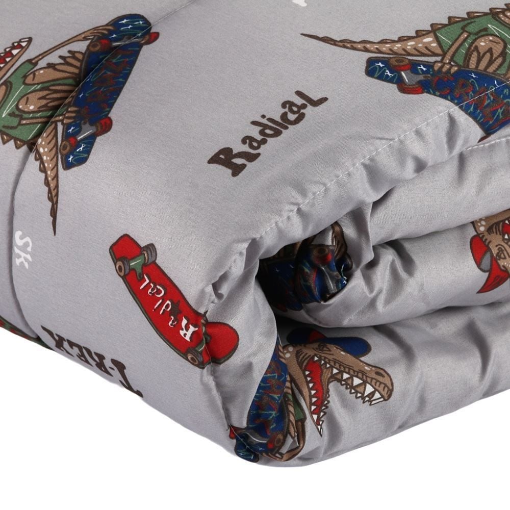 Edredom Casal Microfibra 100% Poliéster Kids Solecasa - Dino Radical