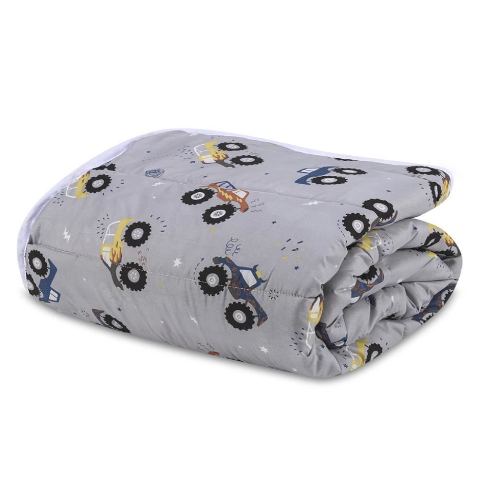 Edredom Casal Microfibra 100% Poliéster Kids Solecasa - Truck