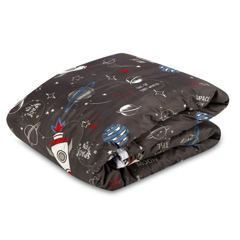 Edredom Casal Microfibra 100% Poliéster Kids Solecasa - Space