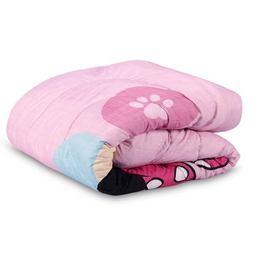 Edredom Disney Microfibra X Microfibra Solteiro 1,60M X 2,40M Havan - Minnie Alegre