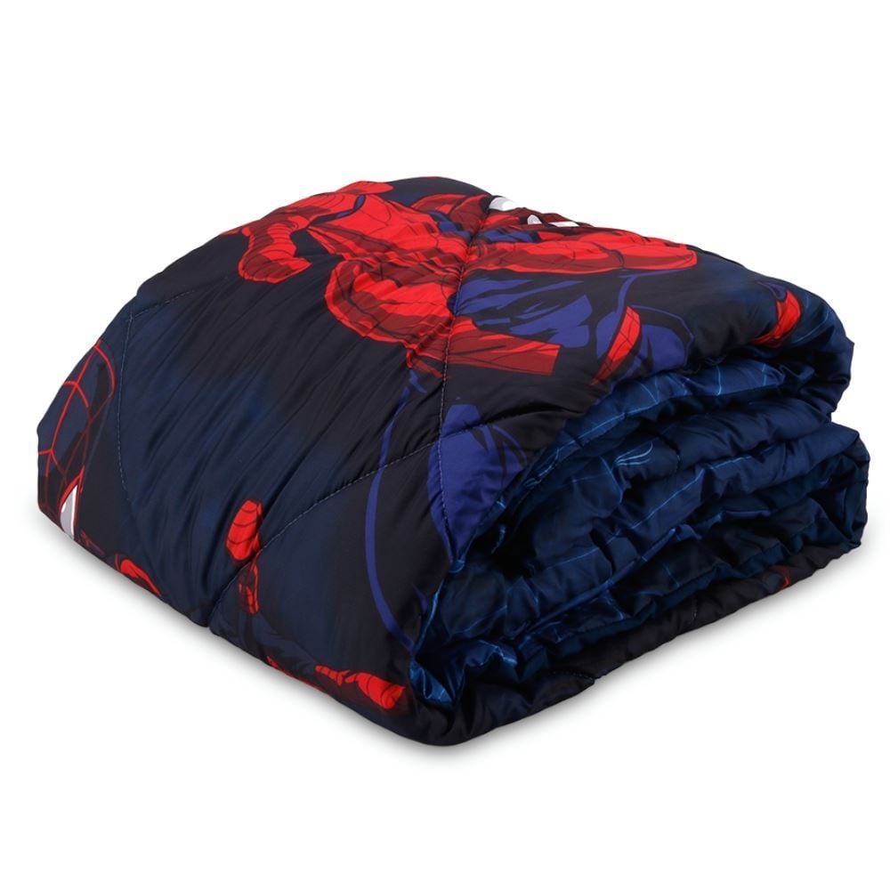 Edredom Disney Microfibra X Microfibra Solteiro 1,60M X 2,40M Havan - Spiderman Duo