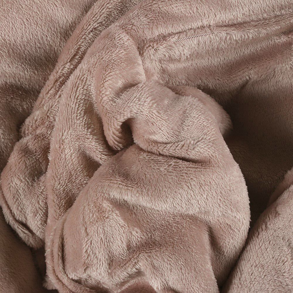 Edredom King 100% Poliéster Plush Provence Havan Casa - Bege