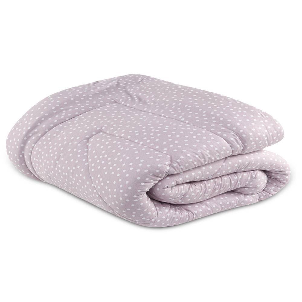 Edredom King Malha 100% Algodão Milano Havan Casa By Altenburg - Poá Rosa