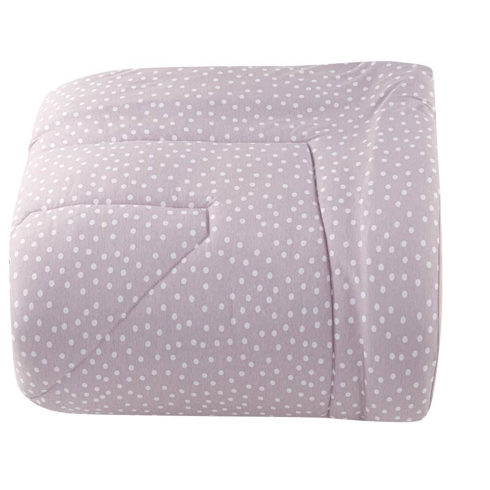 Edredom King Malha 100% Algodão Milano Havan Casa By Altenburg - Poá Rosa