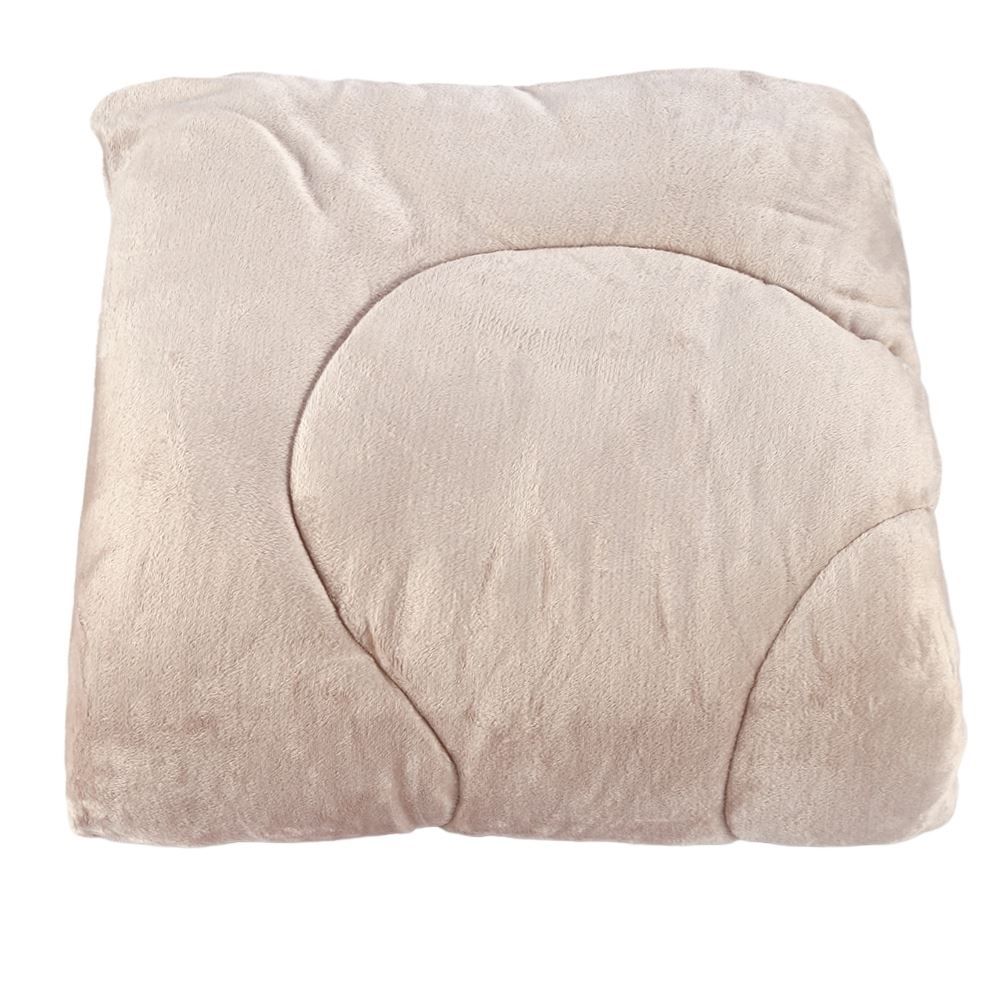 Edredom King Plush Inove Provence Havan Casa - Bege