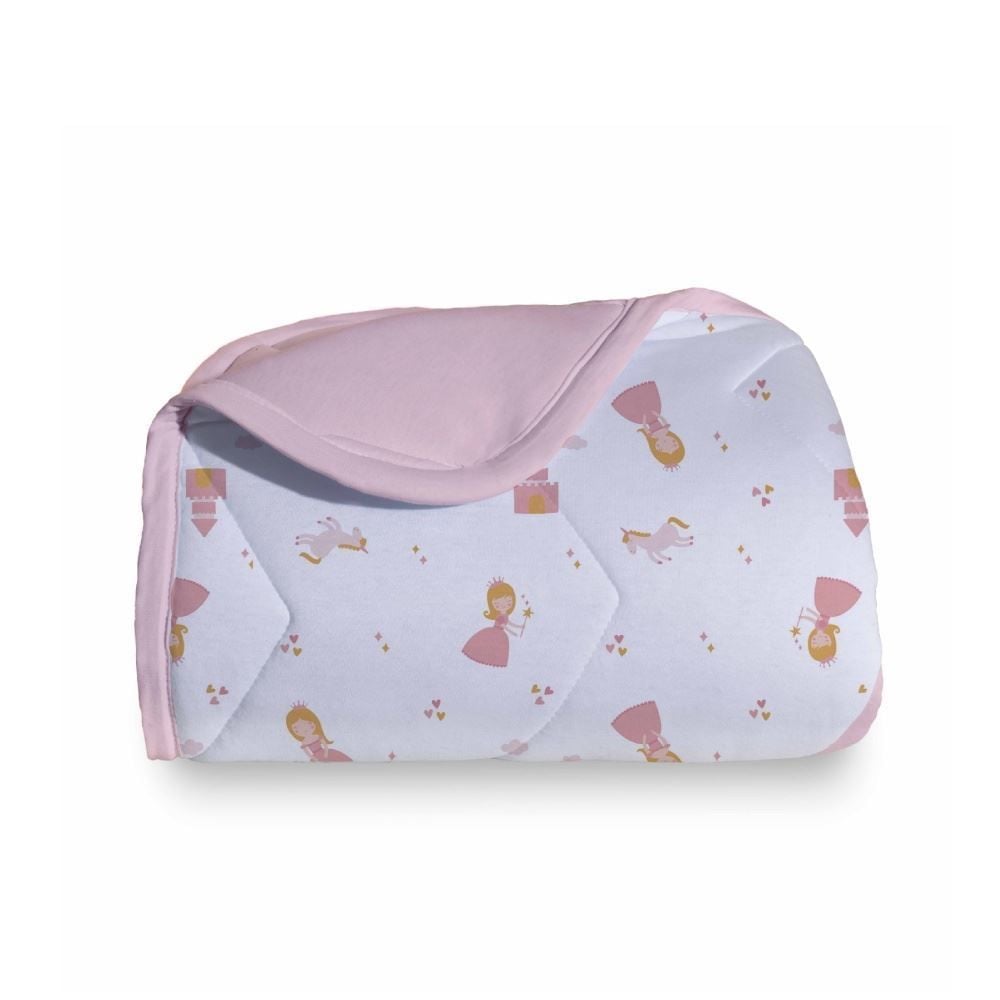 Edredom para Berço Malha 100% Algodão Havan Baby - Princesa