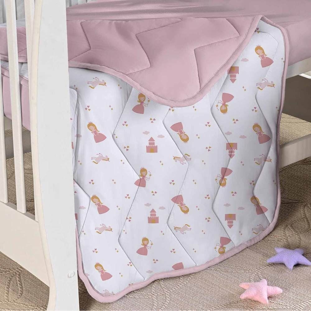 Edredom para Berço Malha 100% Algodão Havan Baby - Princesa