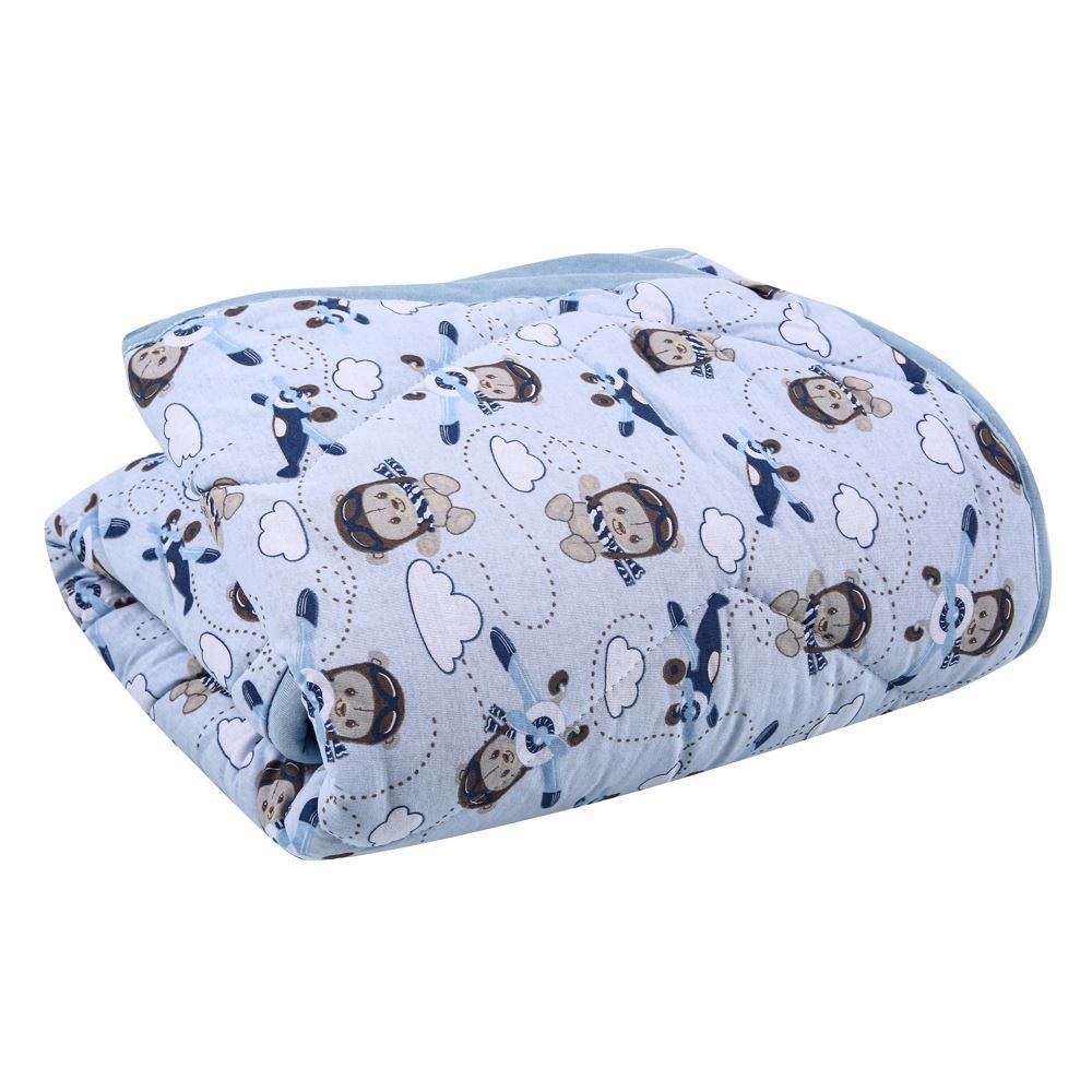 Edredom para Berço Malha 100% Algodão Havan Baby - Avião