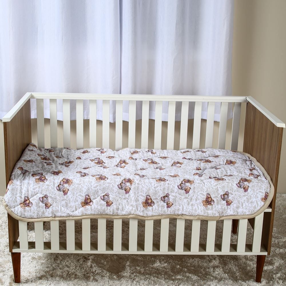 Edredom para Berço Malha 100% Algodão Havan Baby - Ursinha 2020