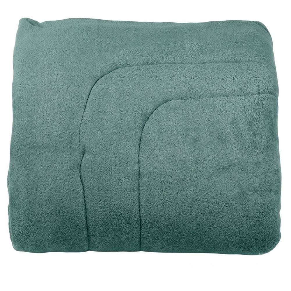 Edredom Provence Liso Solteiro 1,60M X 2,20 m - Verde