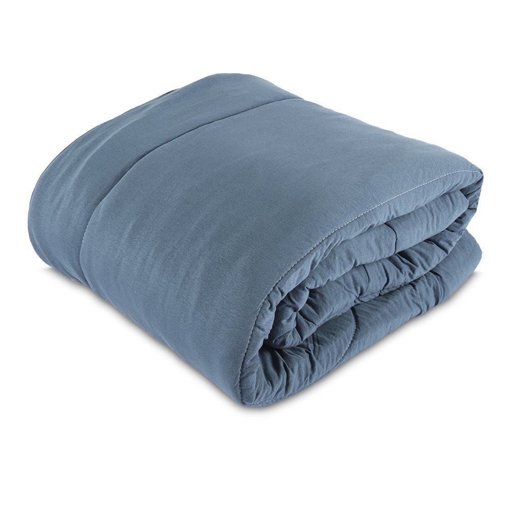 Edredom Queen 100% Algodão Malha Montreal Havan Casa - Jeans