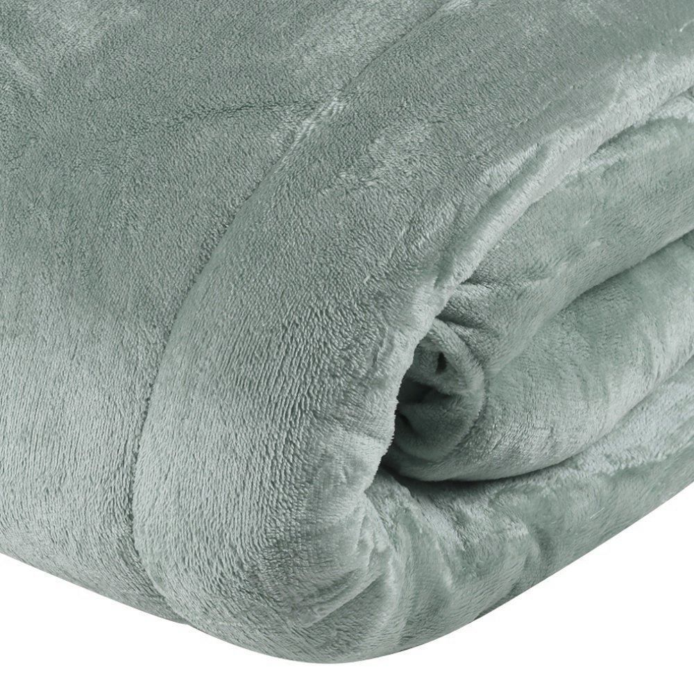 Edredom Queen 100% Poliéster Plush Provence Havan Casa - Verde