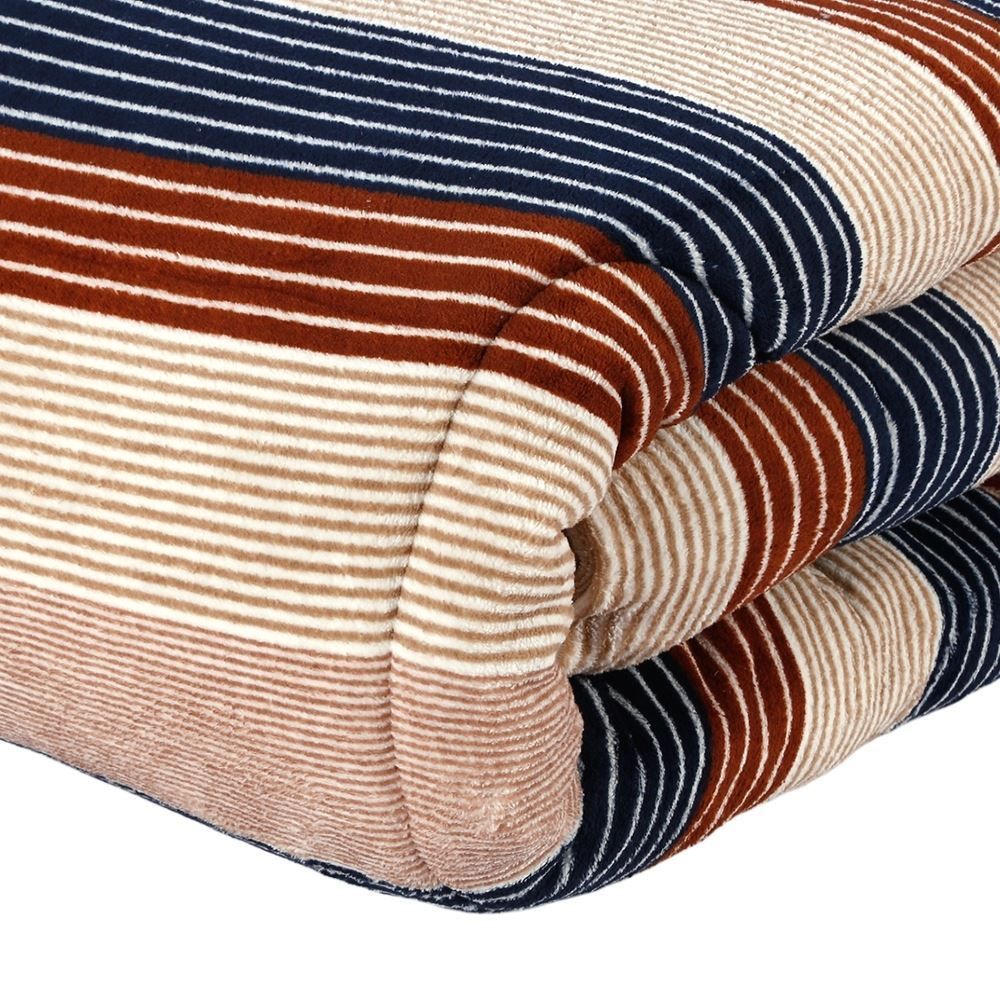Edredom Queen 100% Poliéster Provence Plush Havan Casa - Miguel Geo Bege