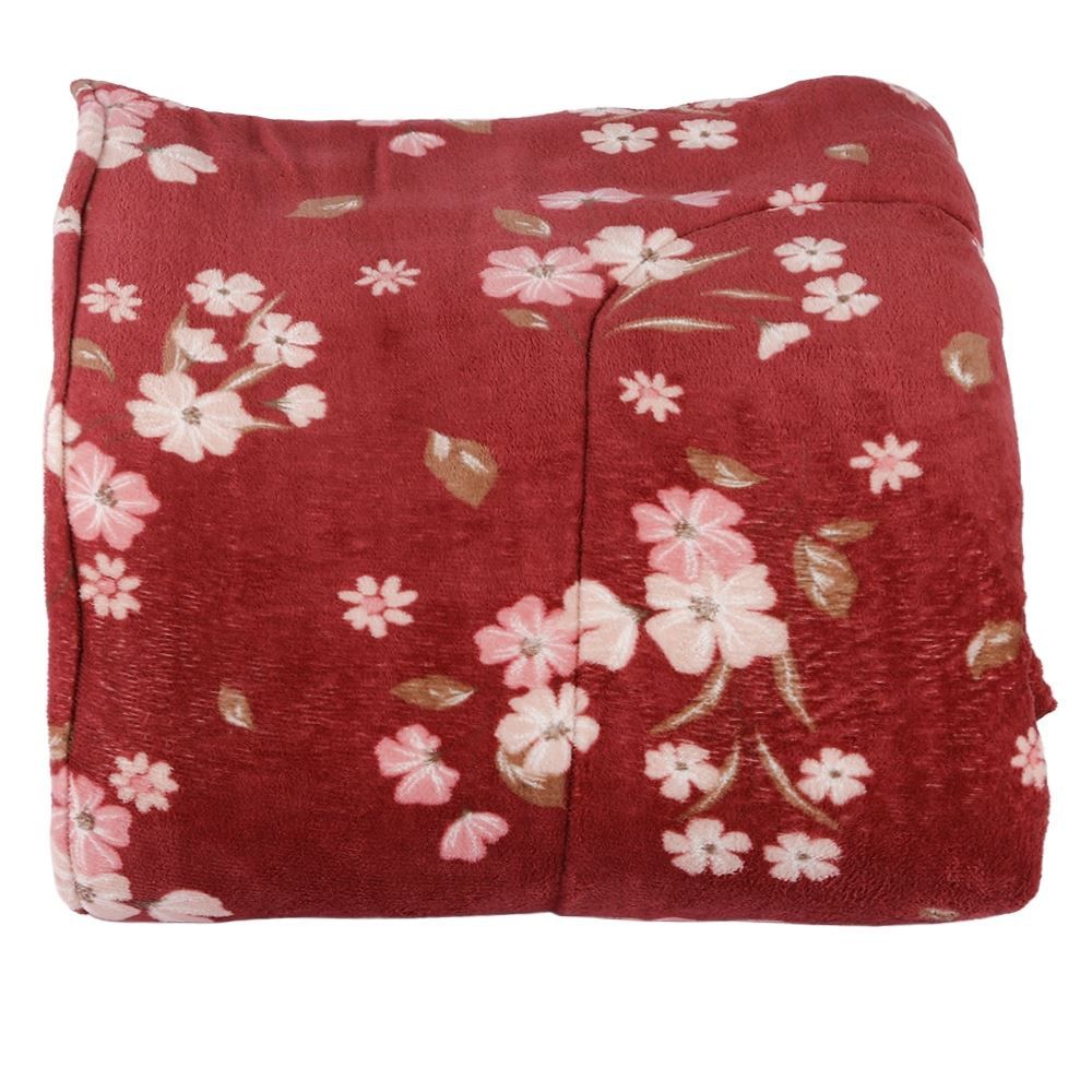Edredom Queen 100% Poliéster Provence Plush Havan Casa - Nina Floral Rosa