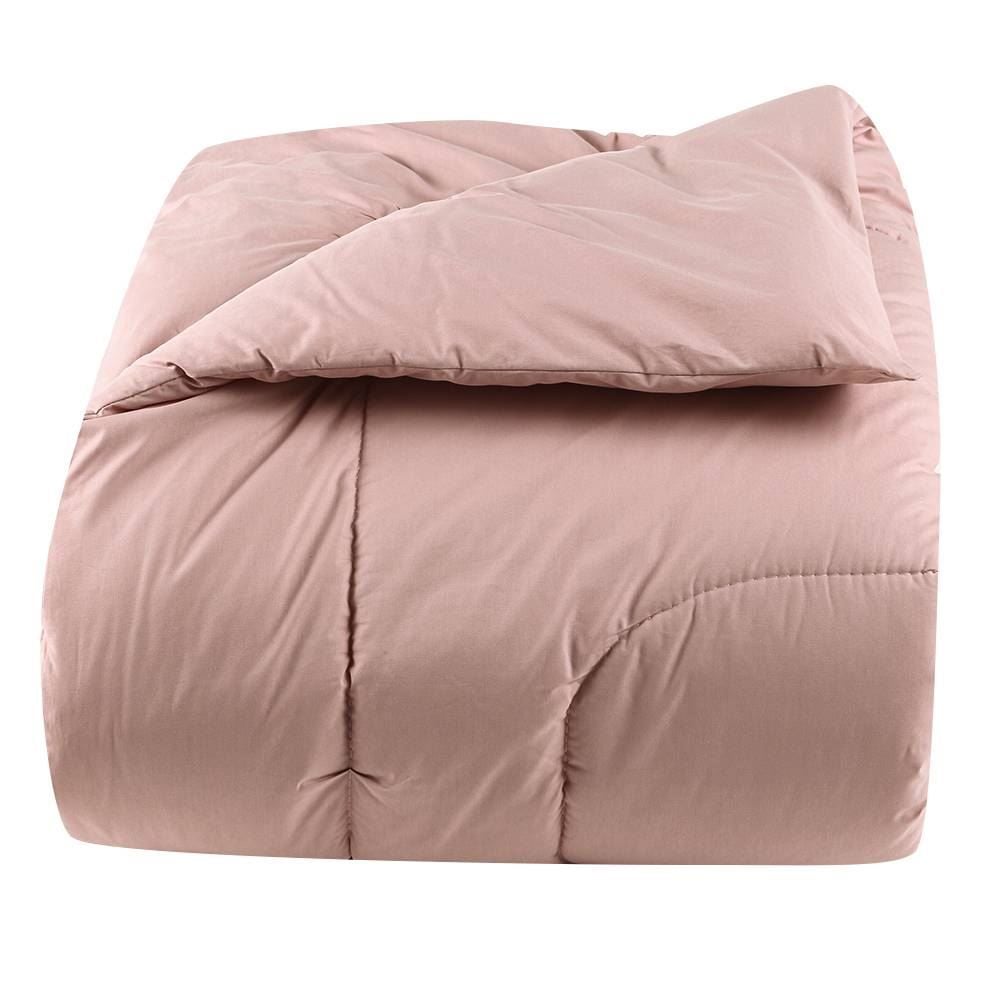 Edredom Queen Percal 200 Fios Buona Fortuna - Rosa Velho